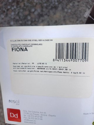 Sedie impilabili grigie per interni/esterni