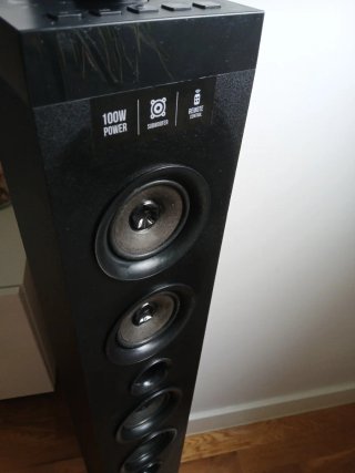 Torre de Sonido SPC Negra 100W