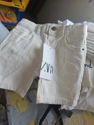 Pantalones cortos Zara beige