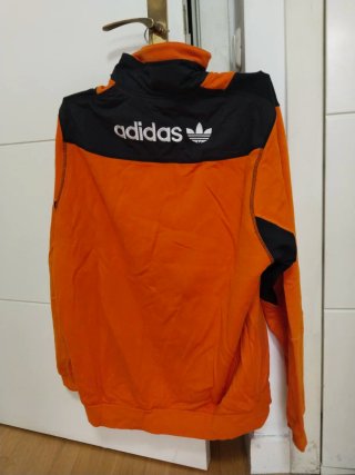 Sudadera Adidas Naranja y Negra