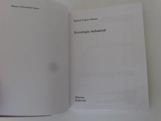 SOCIOLOGIA INDUSTRIAL LIBRO