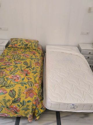 Dos colchón+somier 90
