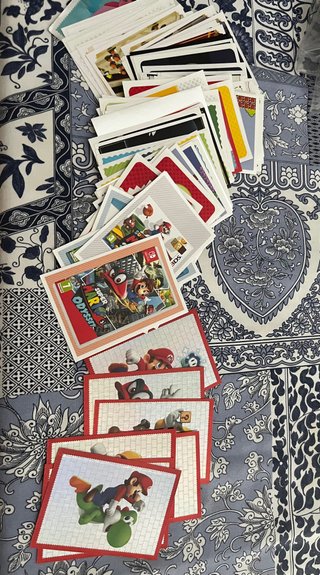 Lote cromos Mario