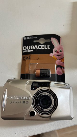 Cámara Olympus mju-III 80 Plata