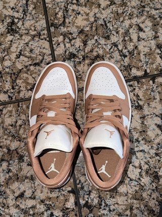 Air Jordan 1 Low Marrón/Blanco  Modelo: brown
