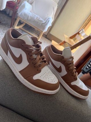 Air Jordan 1 Low Marrón/Blanco  Modelo: brown