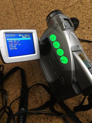 Videocámara Canon MV550i con accesorios