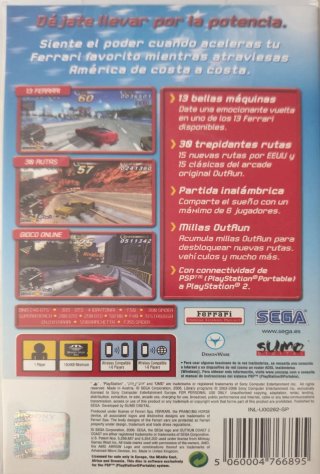 PSP OutRun 2006: Coast 2 Coast SEGA