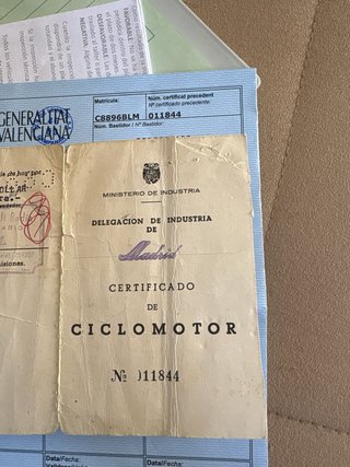 Vespino L Primera Serie Verde
