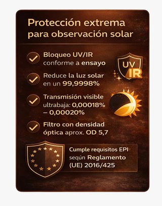 Pack Expositor Gafas Eclipse Solar ROCTAR 50 Unid.