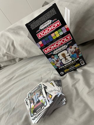 Lote 47 Cartas Monopoly Panini Prizm Mundial