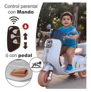 Moto eléctrica infantil rosa