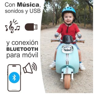 Moto eléctrica infantil rosa
