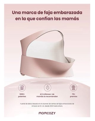 Faja Embarazo Momcozy Talla Única Rosa