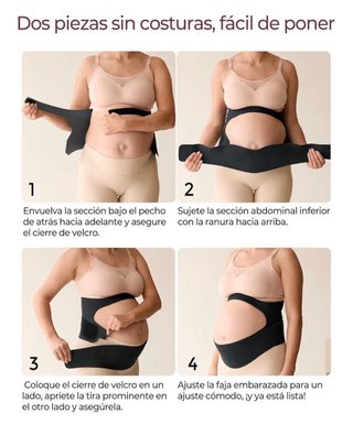 Faja Embarazo Momcozy Talla Única Rosa