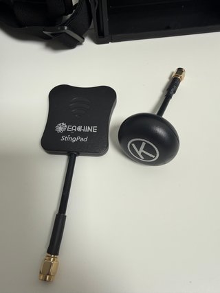 Occhiali FPV Eachine con ricevitore e antenne