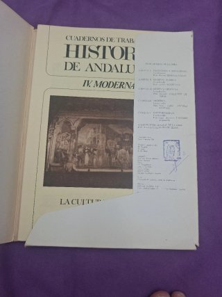Cuadernos d trabajo Historia de Andalucía- Moderna
