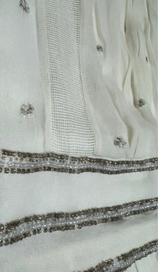 Vestidos de fiesta Intropia Beige y Blanco