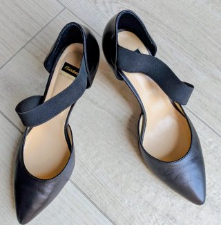Scarpe con tacco nere eleganti