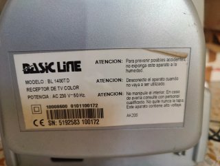 TV Tubo CRT 14 Basic Line Retro Gaming