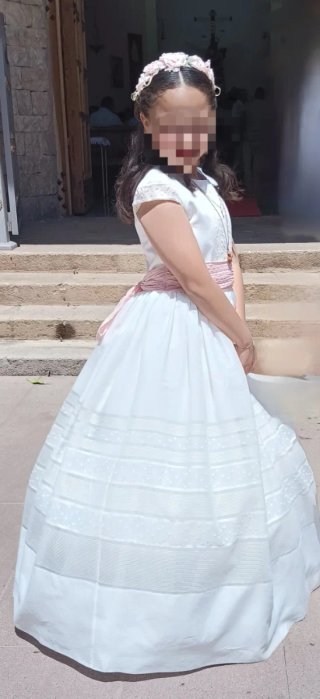 Conjunto Comunión Blanco Niña
