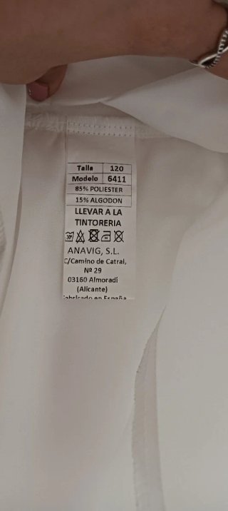 Conjunto Comunión Blanco Niña