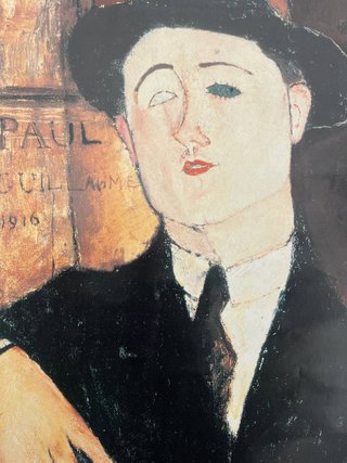 Póster Amedeo Modigliani - Retrato Paul Guillaume
