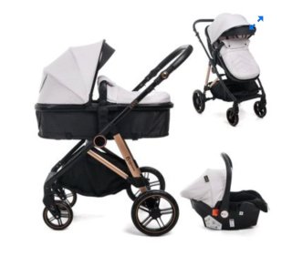 Carrito Bebé 3 Piezas 3 en 1