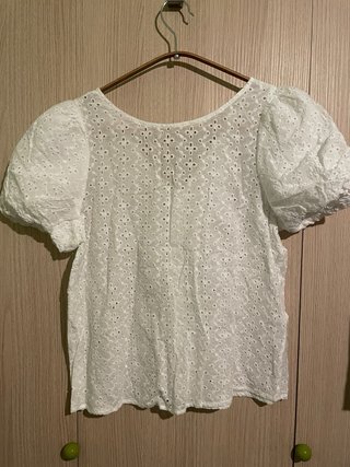 Blusa Renatta&Go manga globo calada