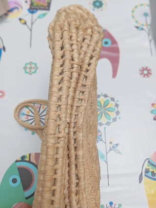 Bolso de cáñamo tejido
