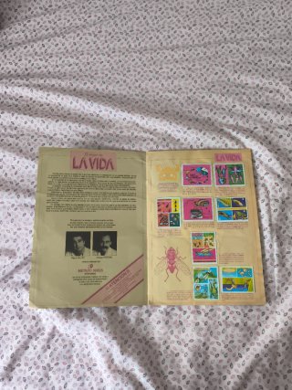 Álbum Cromos El Origen de la Vida 1979 vintage