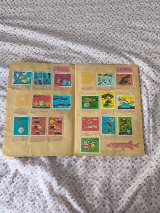 Álbum Cromos El Origen de la Vida 1979 vintage