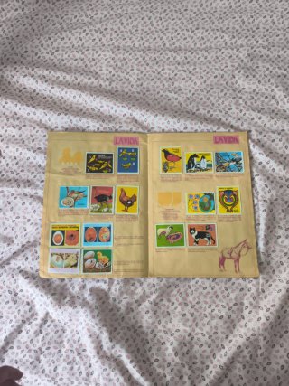 Álbum Cromos El Origen de la Vida 1979 vintage