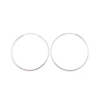 Aros Plata Ley Rodiados Tallados 55mm - 400