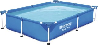 Piscina desmontable tubular infantil 221 x 150x43