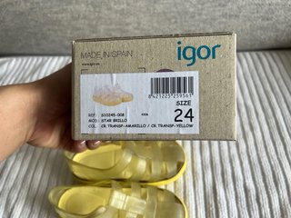 Sandalias Igor T24 Amarillas