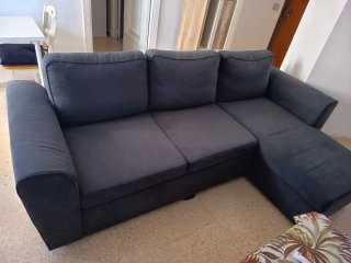 Sofá Cama Chaise Longue Gris Nuevo