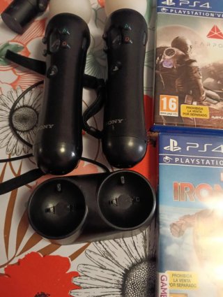 Mandos PS4 Move + Juego VR