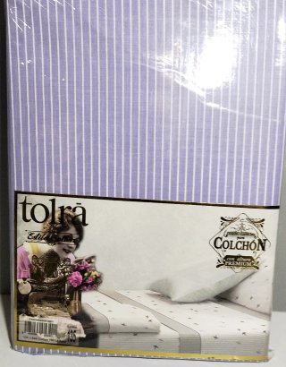 Juego Sábanas Cama 135 Algodón y poliéster 50/50