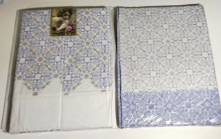 Juego Sábanas Cama 135 Algodón y poliéster 50/50