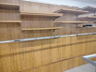 Liquidacion Estanterías de pared madera y acero