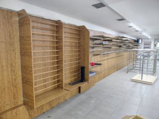 Liquidacion Estanterías de pared madera y acero