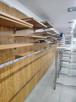 Liquidacion Estanterías de pared madera y acero
