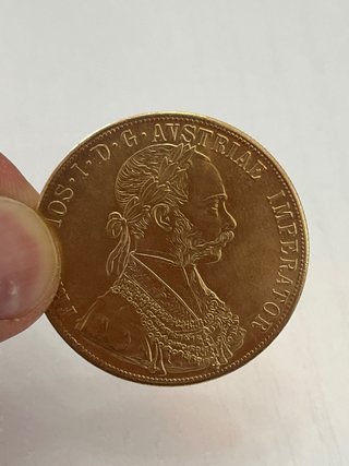 Moneda de Oro 1915 Austria Hungría
