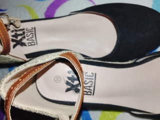 Sandalias Xti Negro Talla 37 Mujer Cuña Nuevas