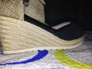 Sandalias Xti Negro Talla 37 Mujer Cuña Nuevas