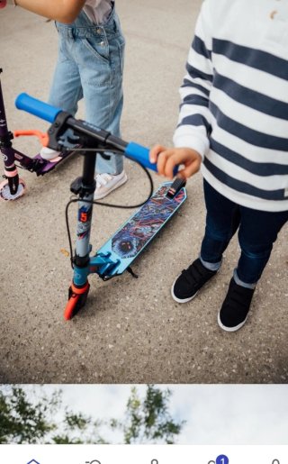Patinete Oxelo MID5 Azul
