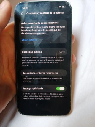 iPhone 13 Mini Verde 100% Batteria