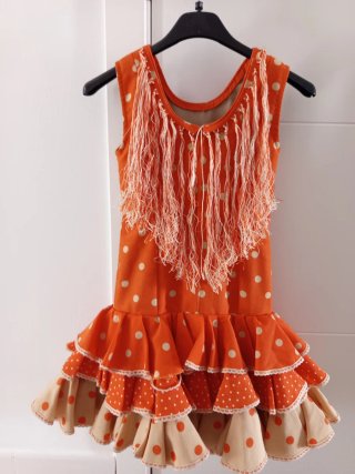 Traje Flamenca Niña Ángeles Verano