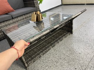Conjunto Muebles Jardín Ratán Modular - Oferta